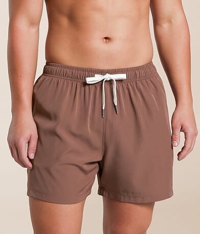 Cove Solid Stretch Swim Trunks front view