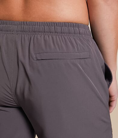 Cove Solid Stretch Swim Trunks BACK_POCKET