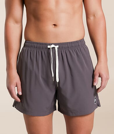 Cove Solid Stretch Swim Trunks front view