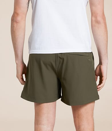 Cove Olive Performance Stretch Short BACK