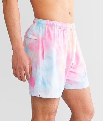 COVE Tie-Dye Hybrid Stretch Swim Trunks FULL_RIGHT_SIDE