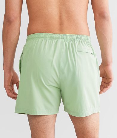 COVE Seafoam Hybrid Stretch Swim Trunks BACK
