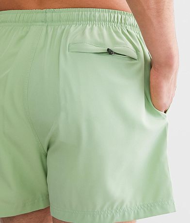 COVE Seafoam Hybrid Stretch Swim Trunks BACK_POCKET