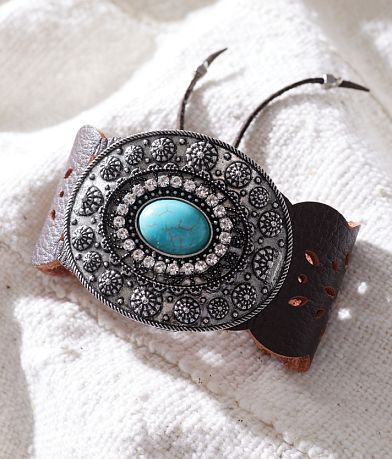 Sterling & Stitch Turquoise Statement Ring - Women's Jewelry in Burnished  Copper