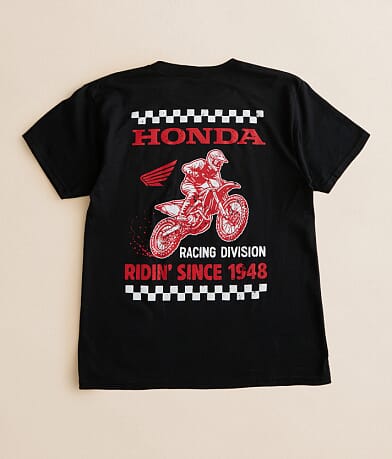 CPTN Boys - Honda Ridin' Red T-Shirt front view