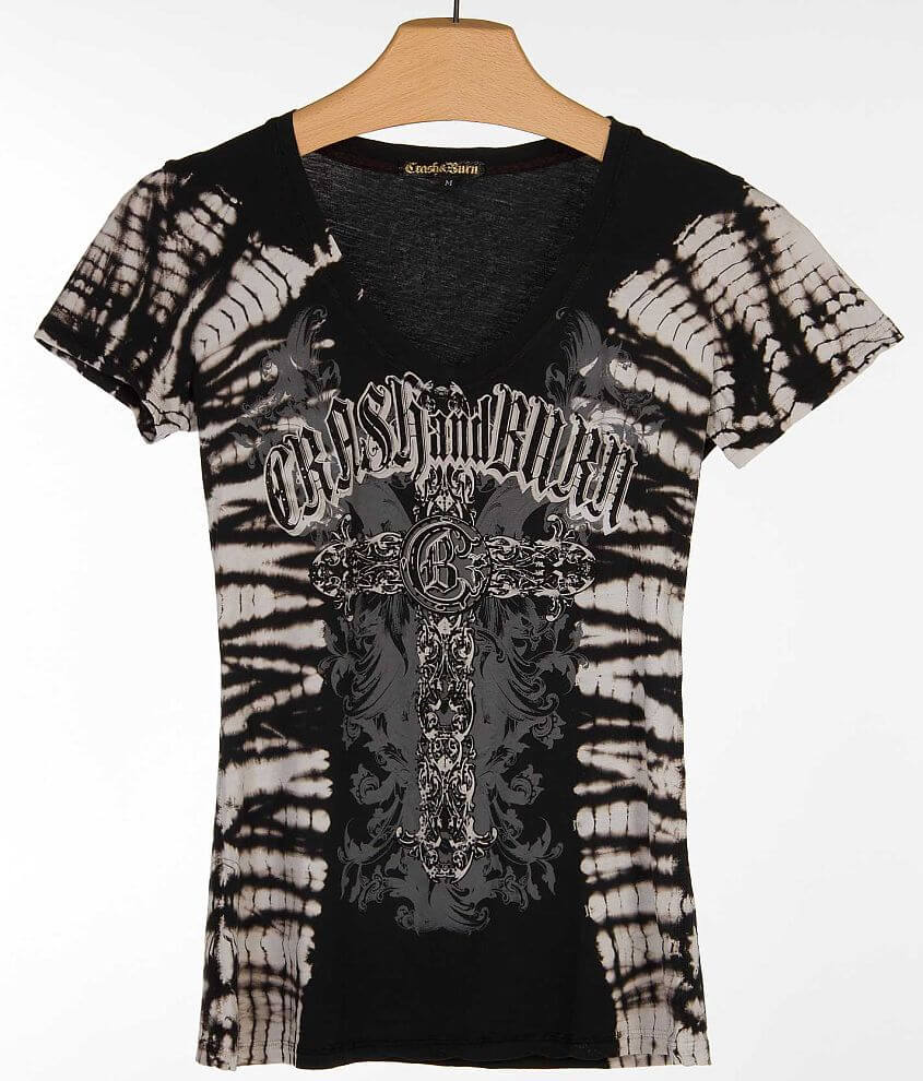 Crash & Burn Lumina T-Shirt - Women's T-Shirts in Black Cream Alligator ...