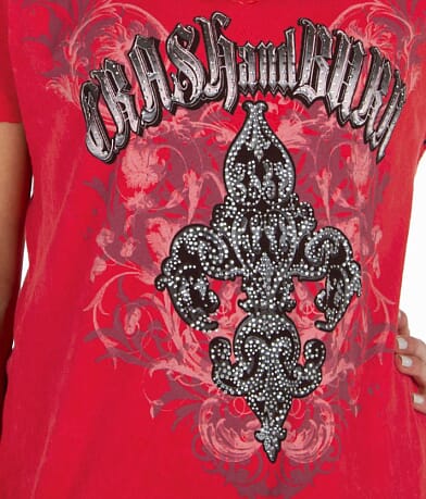 Crash & Burn Fleur de Lis T-Shirt misc detail 2 view