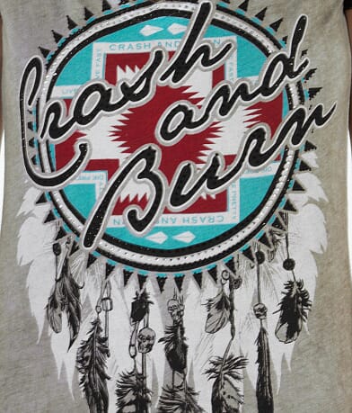 Crash & Burn Navajo Dreamcatcher T-Shirt FRONT_DETAIL