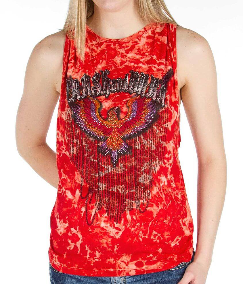 Crash & Burn Firebird T-Shirt front view