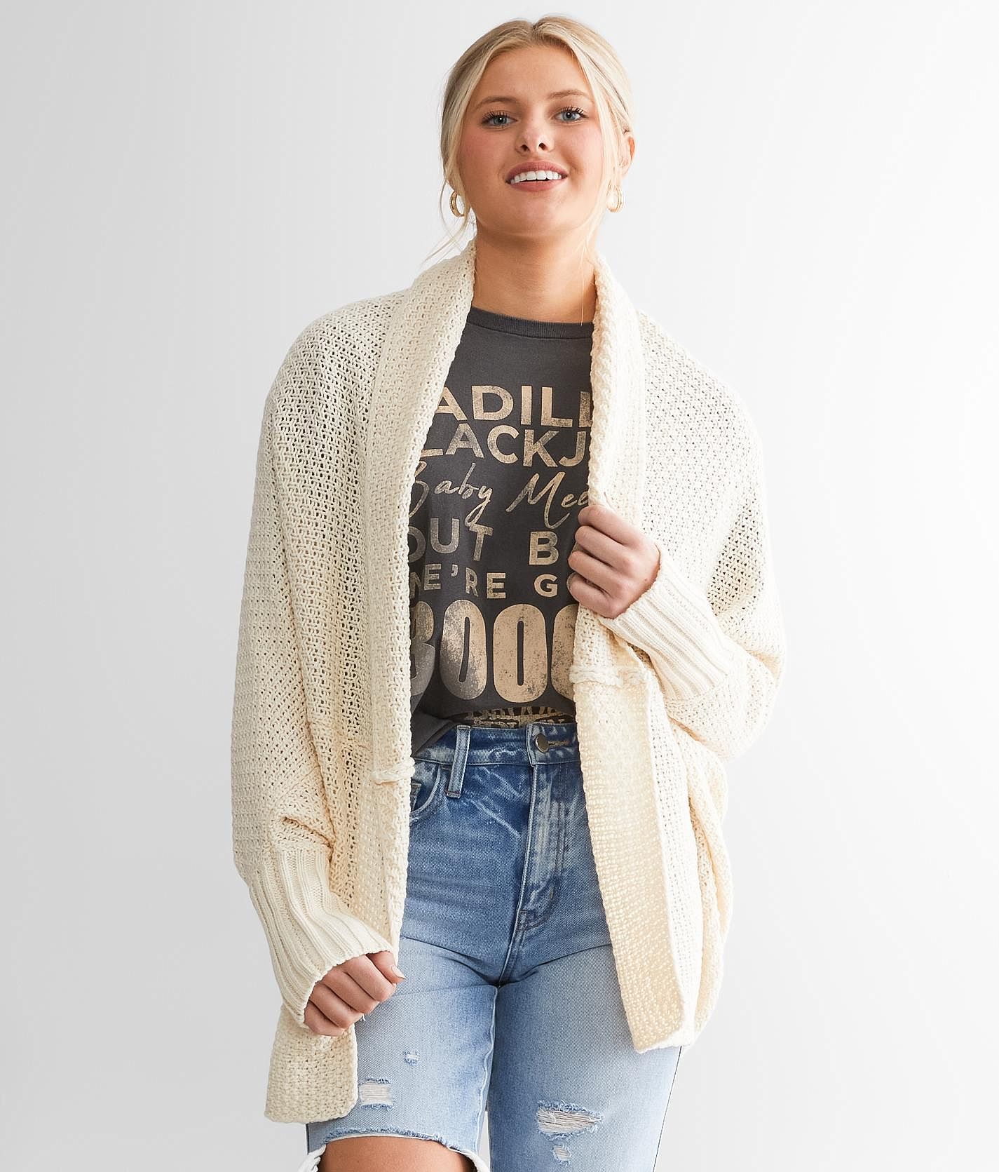 Daytrip Slouchy Cocoon Cardigan Sweater - Women's Sweaters in