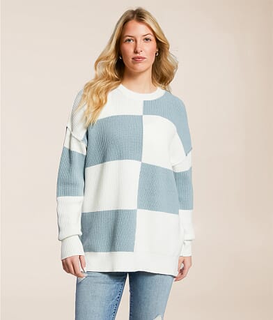 BKE Color Block Sweater FULL_RIGHT_SIDE