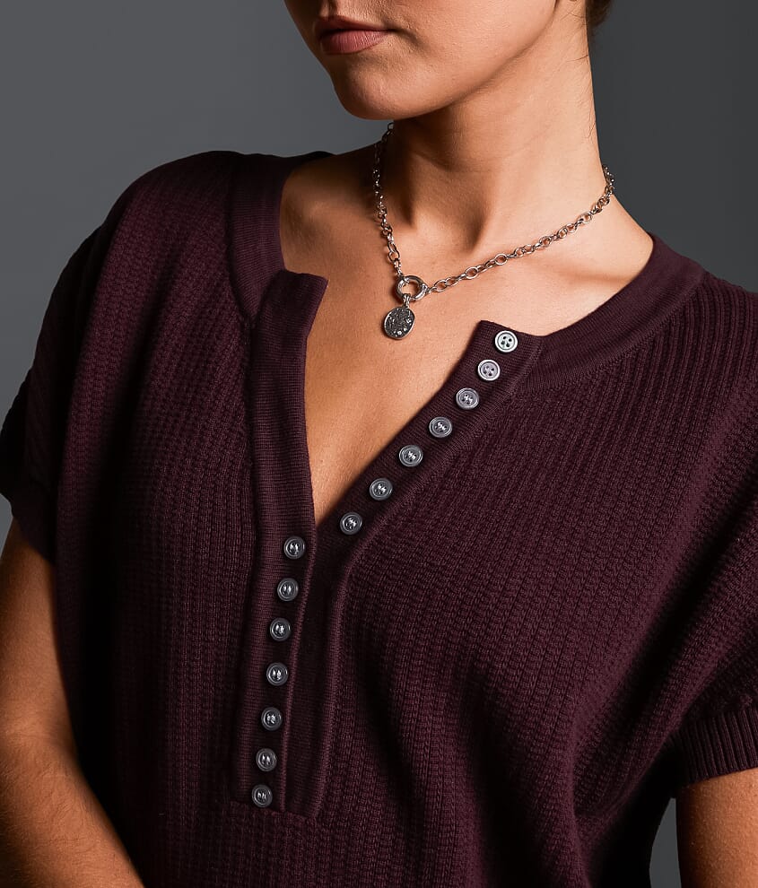 Refined Edit - Henley Sweater - thumbnail 4