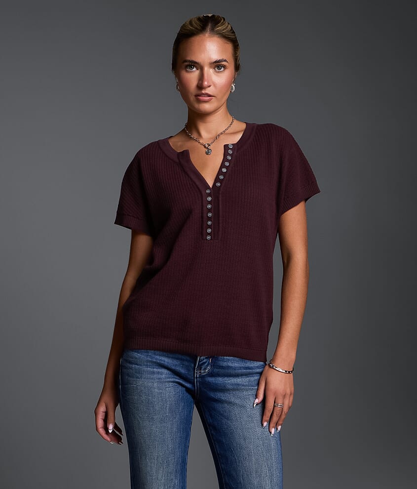 Refined Edit - Henley Sweater - thumbnail 2