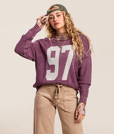 97 Notch Neck Sweater