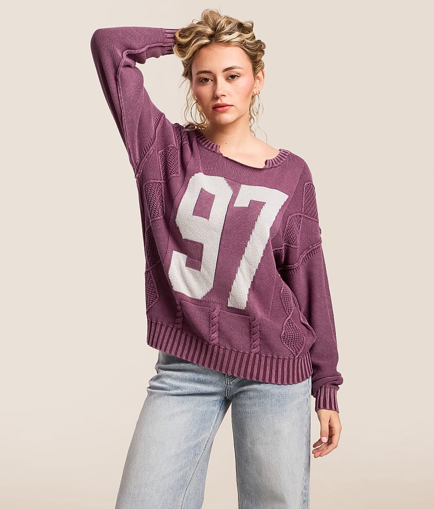 97 Notch Neck Sweater