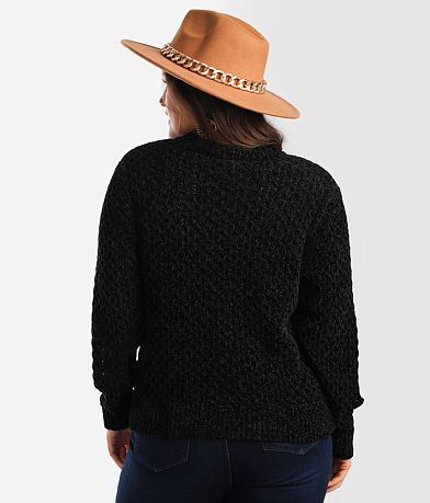 Daytrip Chenille Cable Knit Sweater BACK