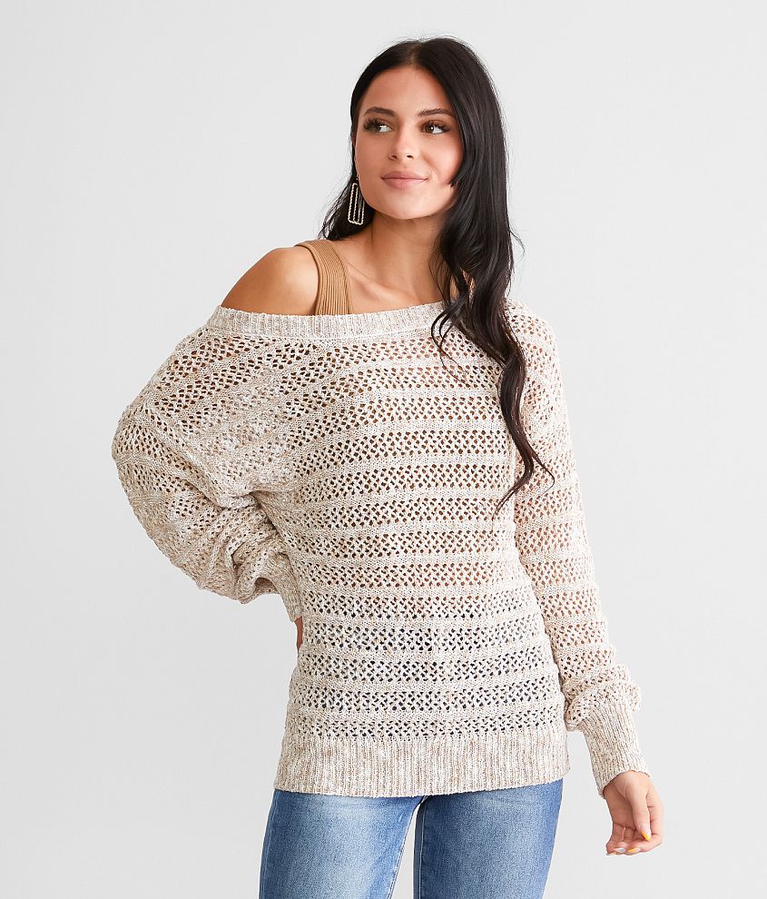 Pointelle Sweater