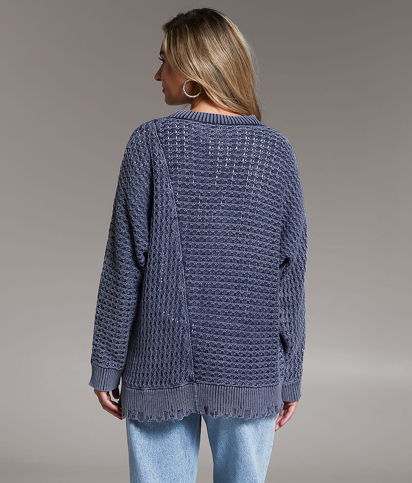 Prep Edit - Washed Split Sweater - thumbnail 3