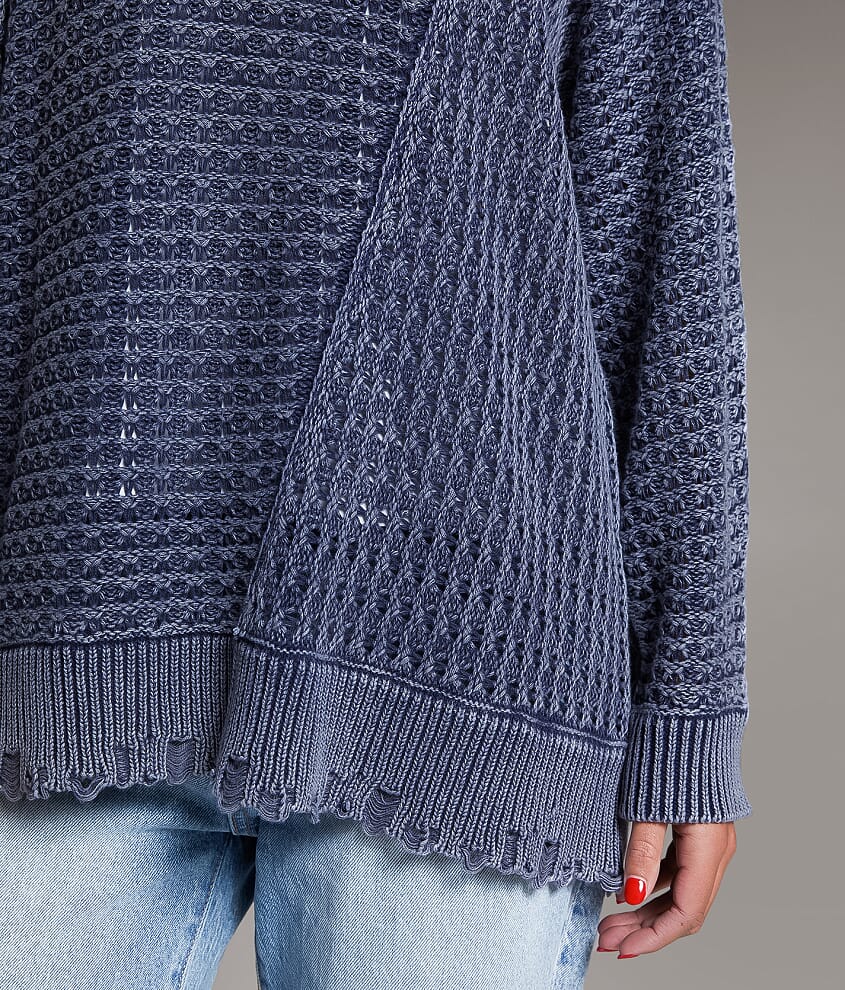 Prep Edit - Washed Split Sweater - thumbnail 4