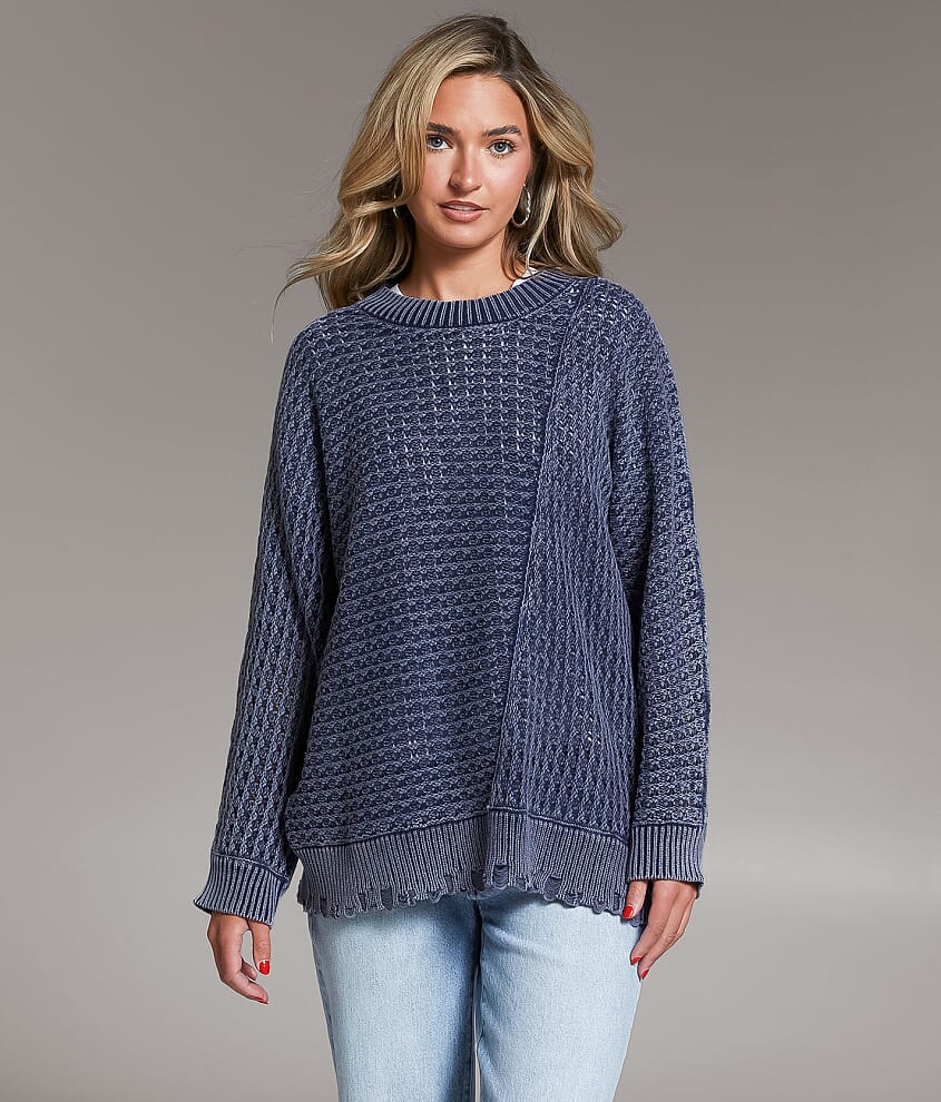Prep Edit - Washed Split Sweater - thumbnail 2