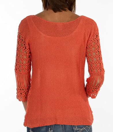 Daytrip Open Weave Sweater BACK