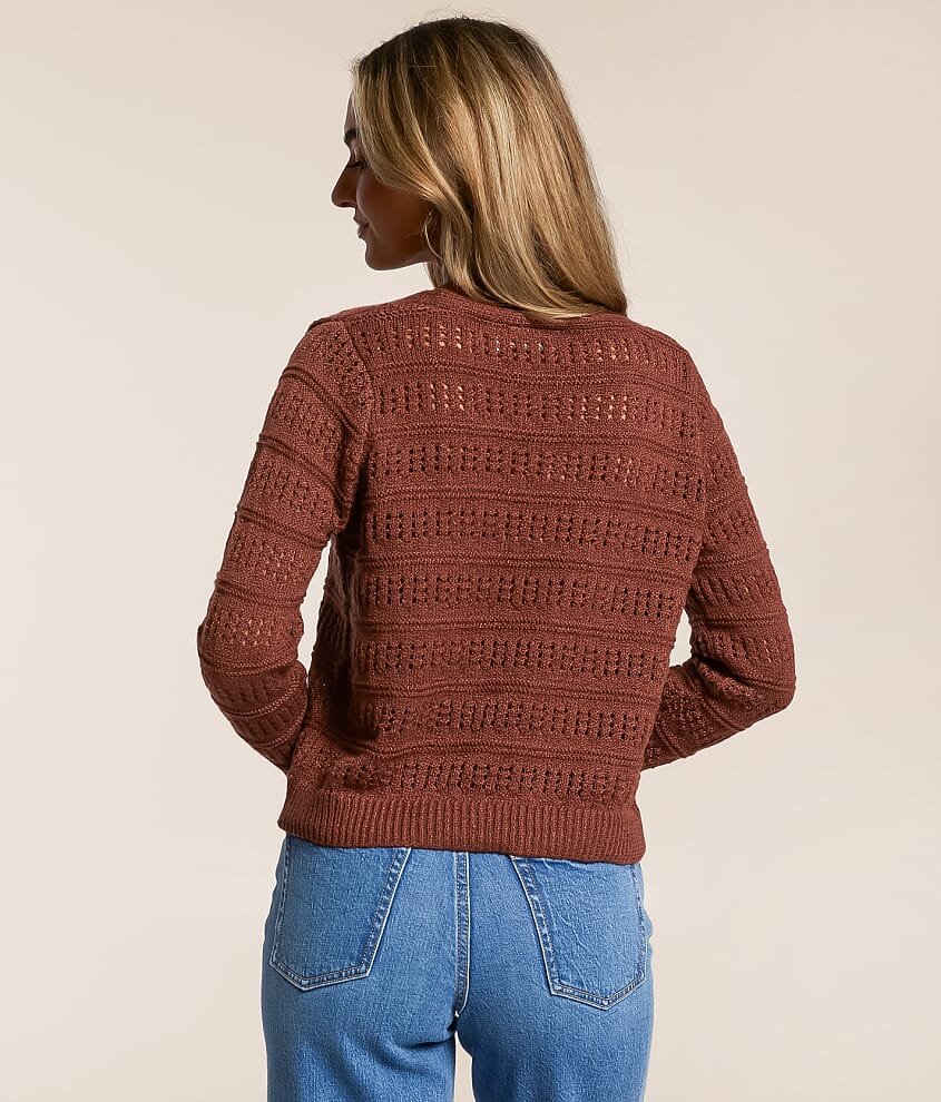 Front Tie Cardigan Sweater - thumbnail 2