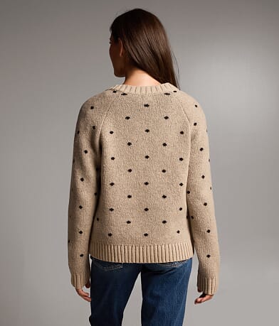 Polka Dot Cardigan Sweater thumbnail 3