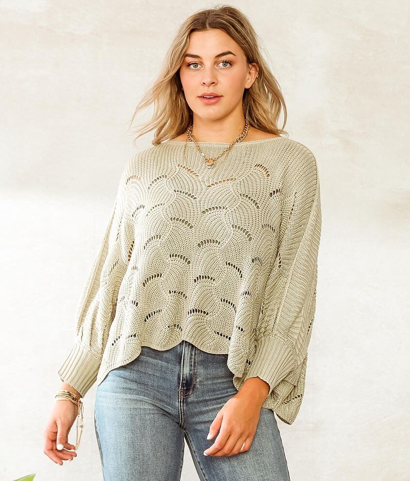 Willow & Root Eyelash Chenille Sweater - Women's Sweaters in Off
