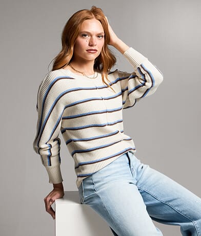 Striped Dolman Sweater