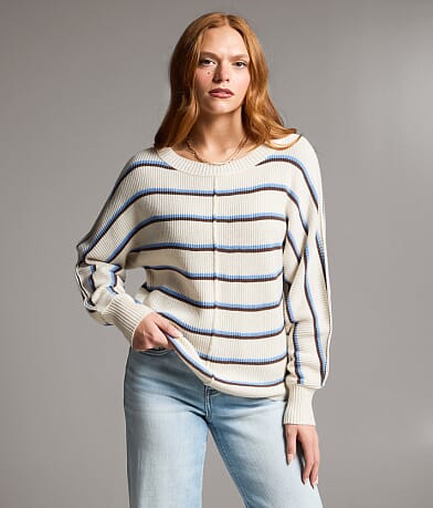 Striped Dolman Sweater thumbnail 2