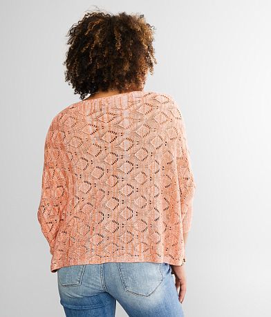 BKE Dolman Marled Sweater BACK