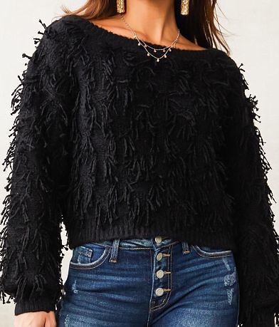 Willow &amp; Root Shag Fringe Sweater MISC_DETAIL_1