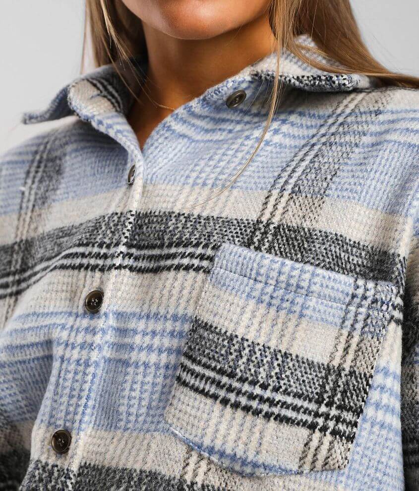Brushed Flannel Shacket