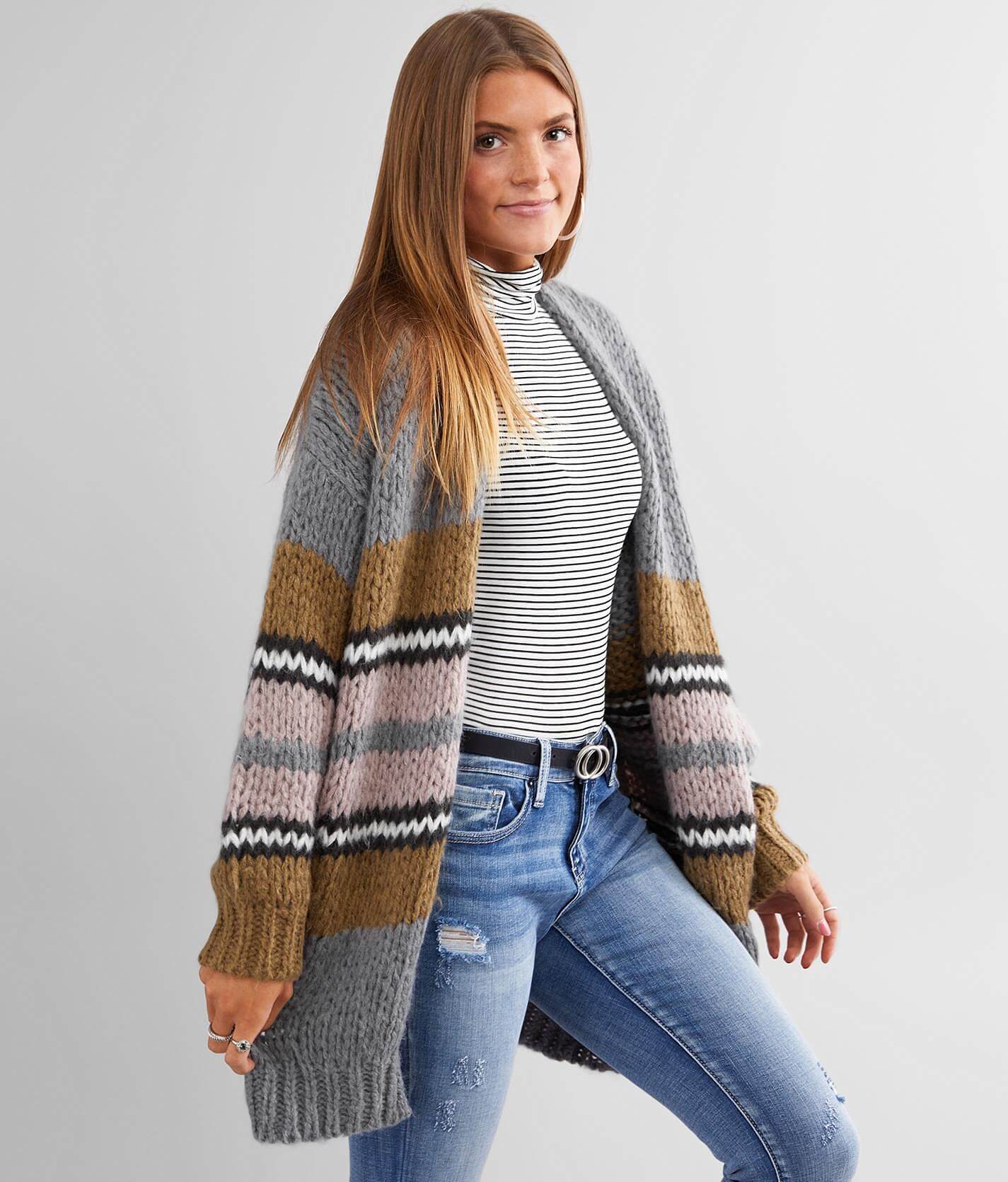 chunky knit grey jumper