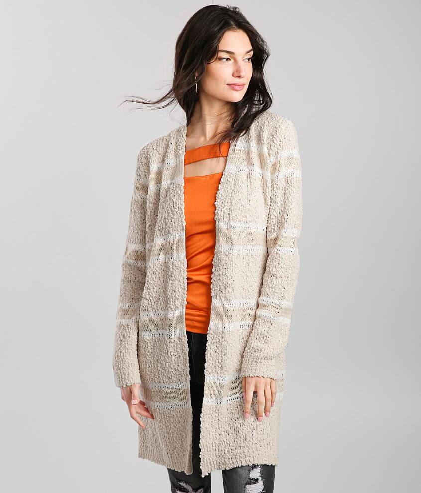 Daytrip Popcorn Striped Cardigan Sweater