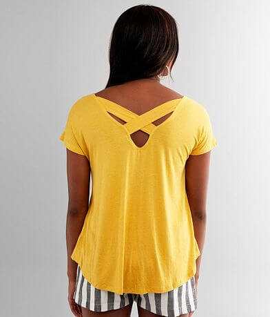 Bobeau Criss Cross Back Top BACK