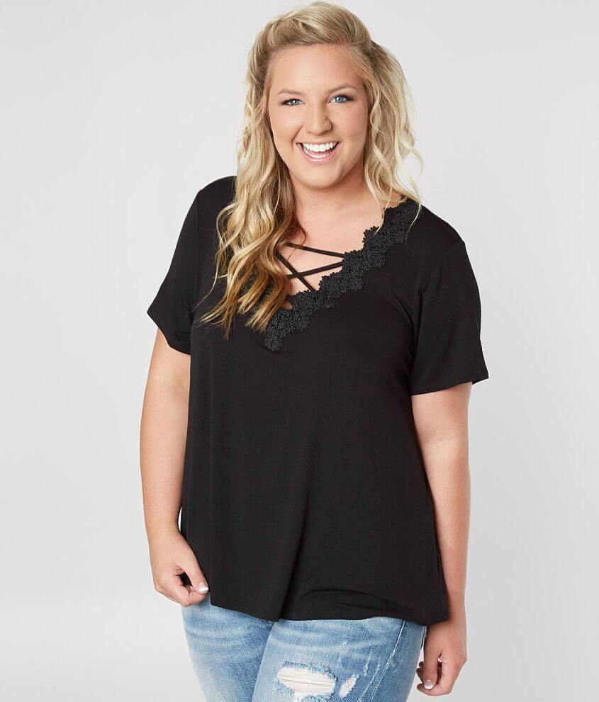 Daytrip Strappy Top - Plus Size Only front view
