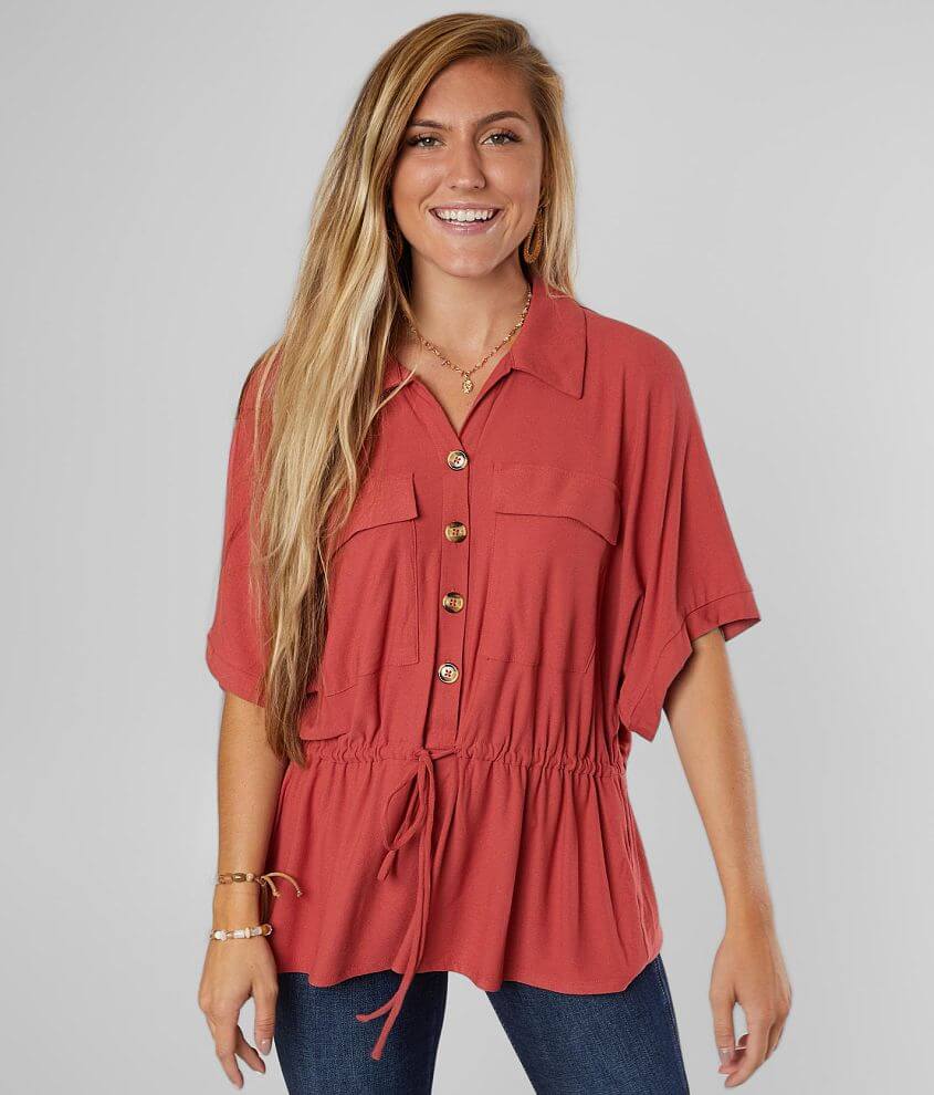 daytrip-collared-button-down-blouse-women-s-shirts-blouses-in-rust