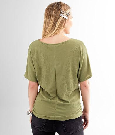 Daytrip Textured Resin Ring Top back view