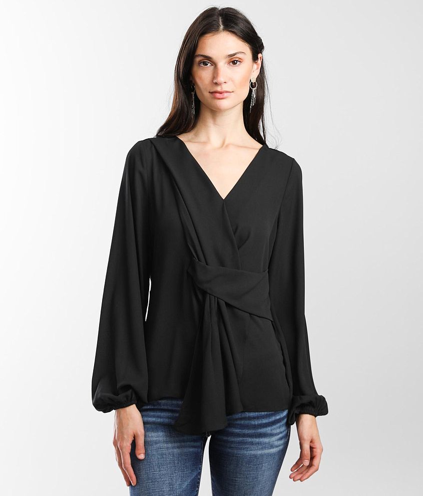 Daytrip Turtleneck Tunic Top - Women's Shirts/Blouses in Black