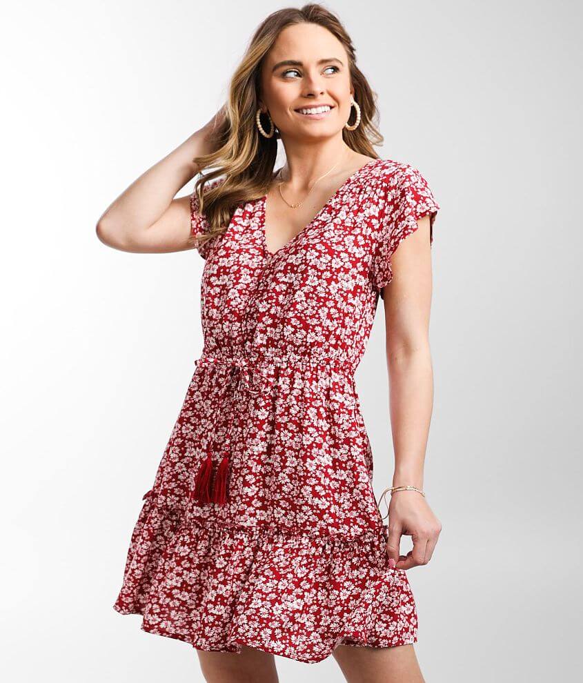 Bailey Blues Tired Ruffle Dress front view