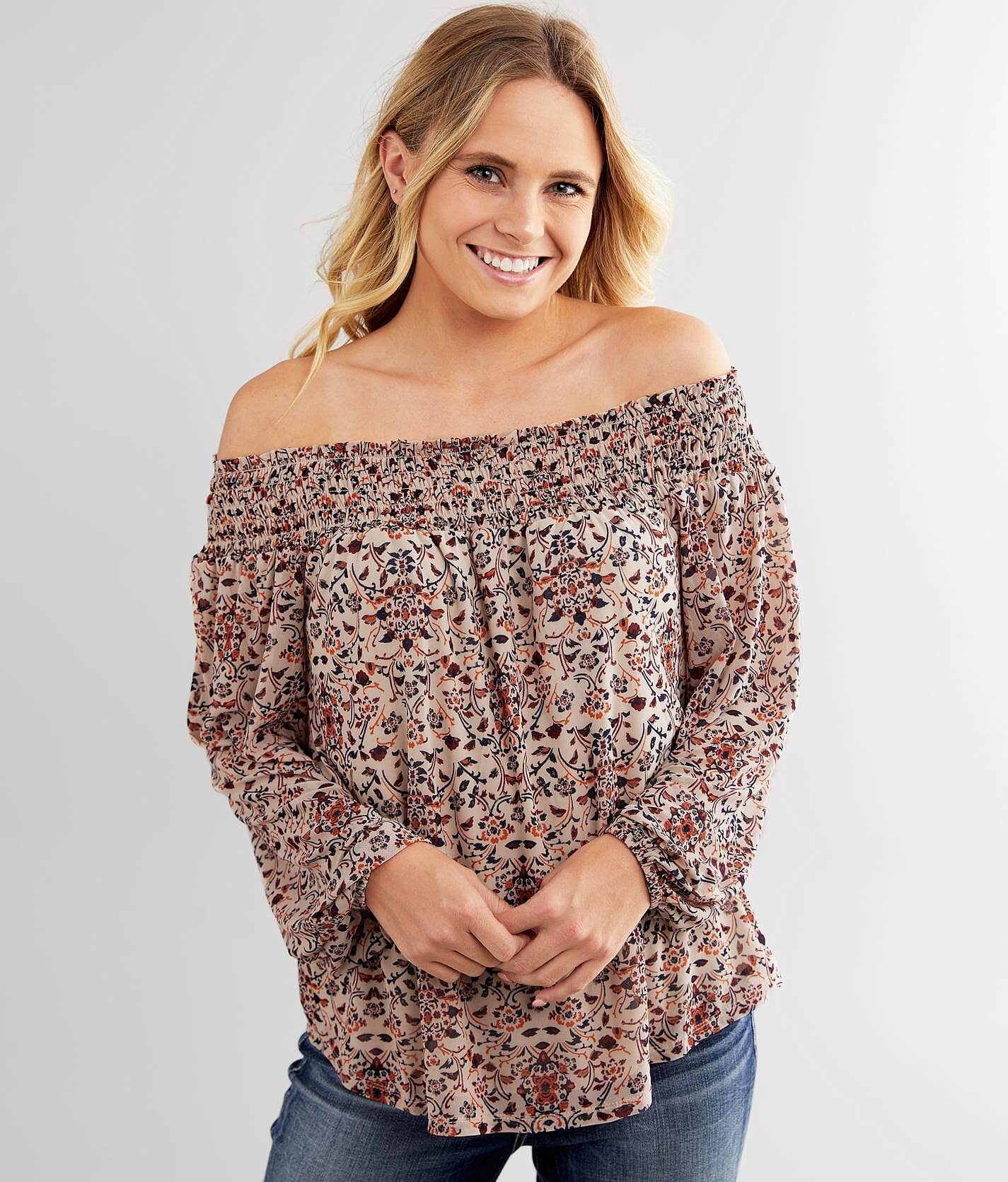 exposed shoulder shirts