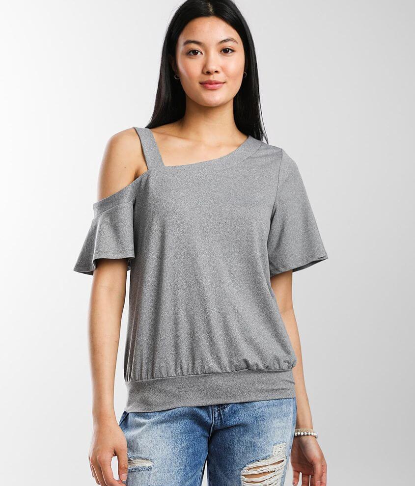 Daytrip Cold Shoulder Top front view