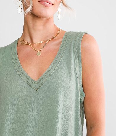 BKE Contrast Stitch Tank Top MISC_DETAIL_1
