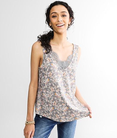 Daytrip Floral Tank Top front view