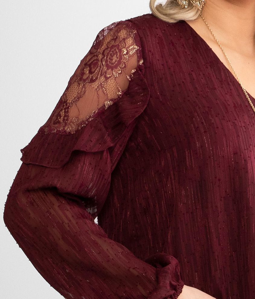 Textured Metallic Top