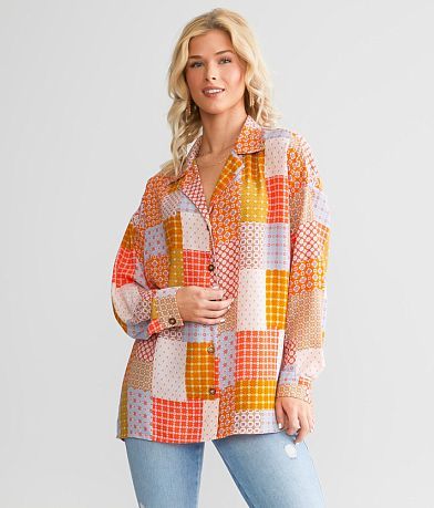 Willow &amp; Root Patchwork Blouse FULL_RIGHT_SIDE