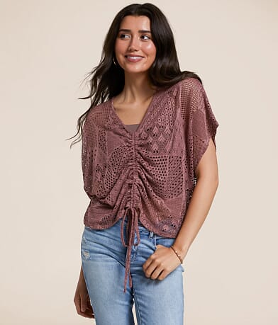 Daytrip Laser-Cut Two-Way Top front view