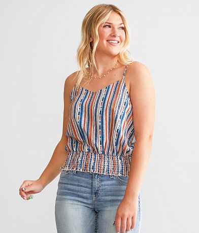 Daytrip Striped Tank Top front view