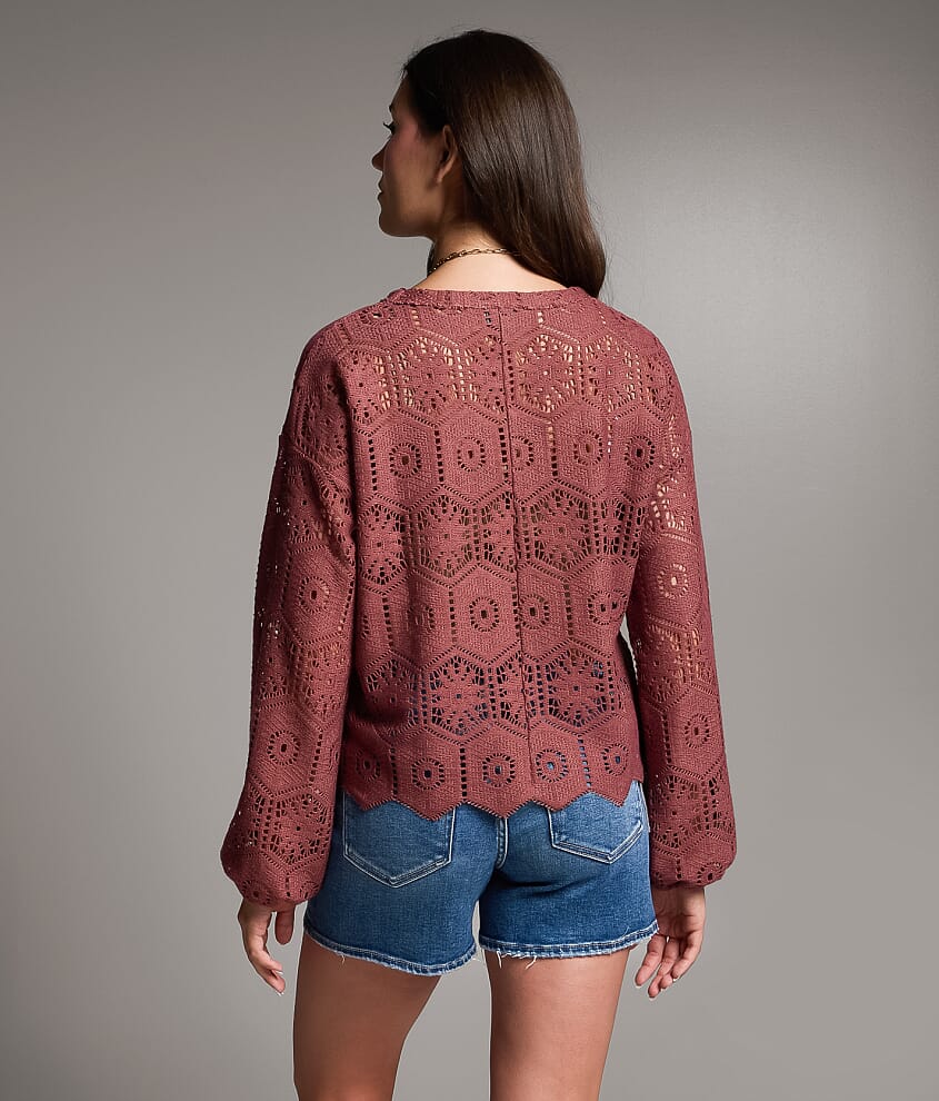 Open Weave Sweater